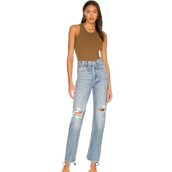 AGOLDE 90’S PINCH WAIST STRAIGHT LEG JEANS IN RULE SIZE 26 - Picture 1 of 10